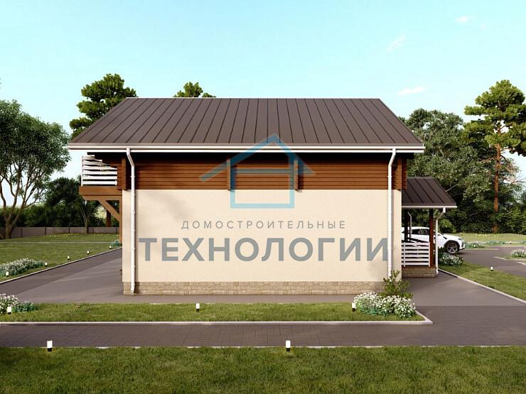 Двухэтажный дом из бруса 10х15 с котельной Ратмира