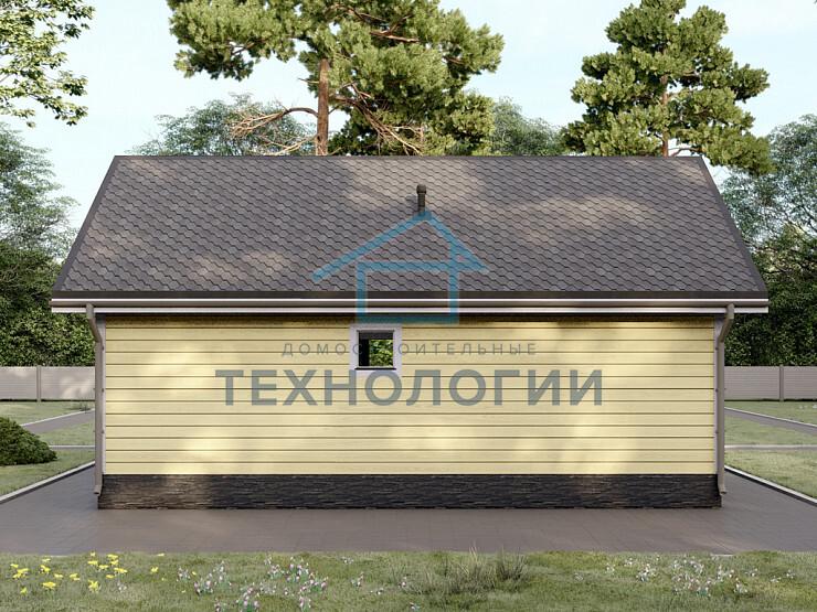 Одноэтажный каркасный дом 6x9 проект Таислав