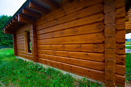 Одноэтажный дом из бруса 13х18 проект Ипатий