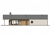 Одноэтажный каркасный дом 12х20 проект Градимир