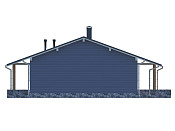 Современный одноэтажный брусовой дом 9х13 с котельной Далебор