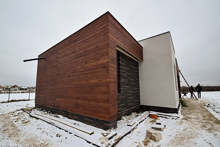 Одноэтажный дом из газобетона 10х12 проект Чех
