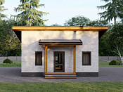 Одноэтажный дом из газобетона 8х8 проект Богород