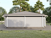 Одноэтажный дом из бруса 13х18 проект Ипатий