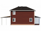 Двухэтажный каркасный дом Дубыня 8х10