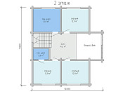 Полутораэтажный дом шале из бруса 11х12 с террасой Собина