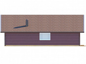 Одноэтажный каркасный дом 11х13 проект Добронрав