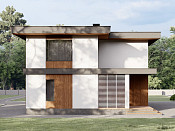 Двухэтажный дом из газобетона 11х16 проект Дичко
