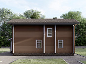 Двухэтажный дом из бруса 9х11 проект Жула