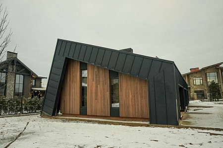 Одноэтажный дом из газобетона 10х16 проект Лютовлад