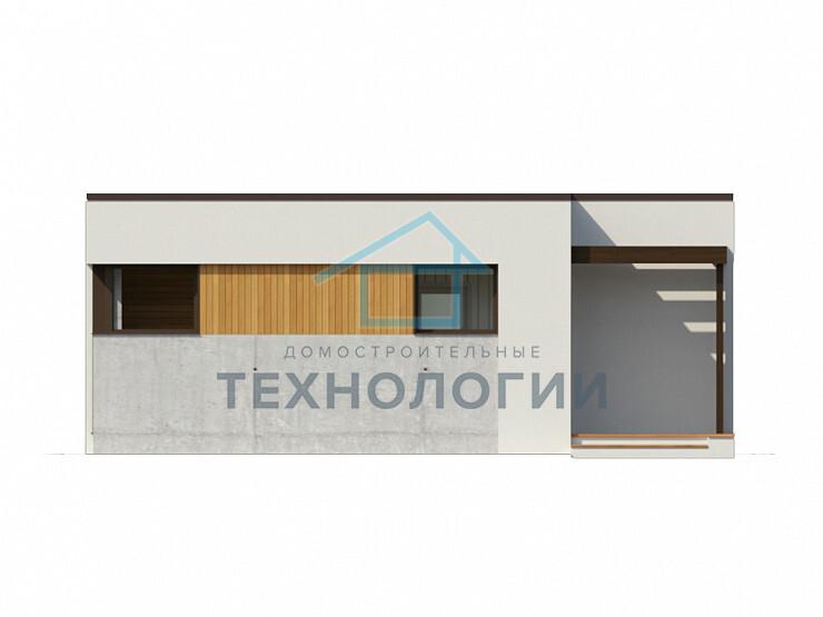 Одноэтажный дом из газобетона 9х11 проект Бела