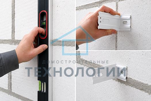 Как крепить брус к бетонной стене: обрешётка для фасада