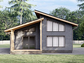 Двухэтажный каркасный дом 10х13 проект Алиот