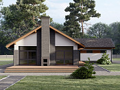 Одноэтажный дом из газобетона 15х17 проект Олова