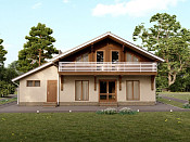 Двухэтажный дом из бруса 10х15 с котельной Ратмира