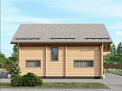 Двухэтажный дом из бруса 10х11 с котельной Полада