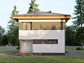 Двухэтажный дом из газобетона 8х10 проект Вячко