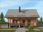 Двухэтажный дом из бруса 10х11 с котельной Полада