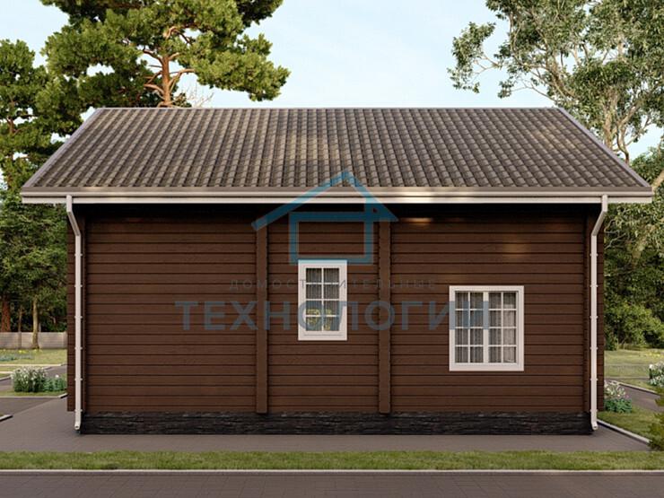 Двухэтажный дом из бруса 10х10 Златослав