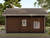 Двухэтажный дом из бруса 10х10 Златослав