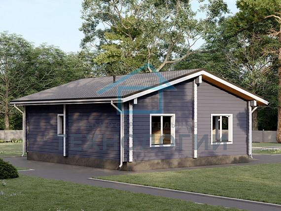 Одноэтажный дом из бруса 9х11 проект Фаина