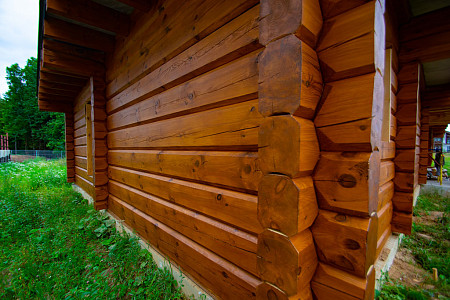 Полутораэтажный дом шале из бруса 9х9 с котельной Млада