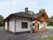 Одноэтажный дом из газобетона 10х14 проект Путивой