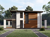 Двухэтажный дом из газобетона 12х15 проект Гойка